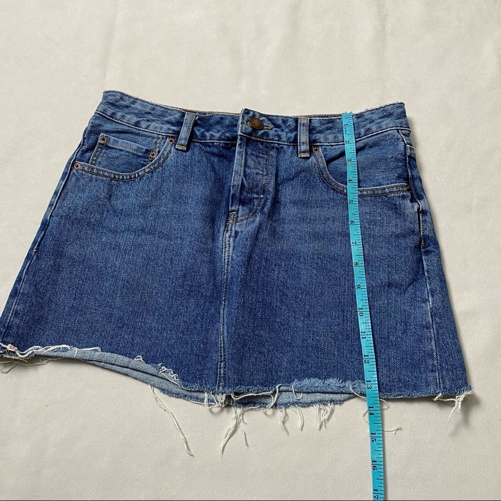 ASOS • Denim Mini Skirt Size 8 UK 4 US - Picture 4 of 7